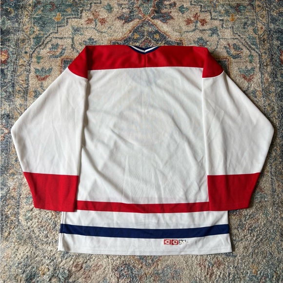 Vintage 80s NHL Montreal Canadiens Hockey Jersey Large - Picture 2 of 6